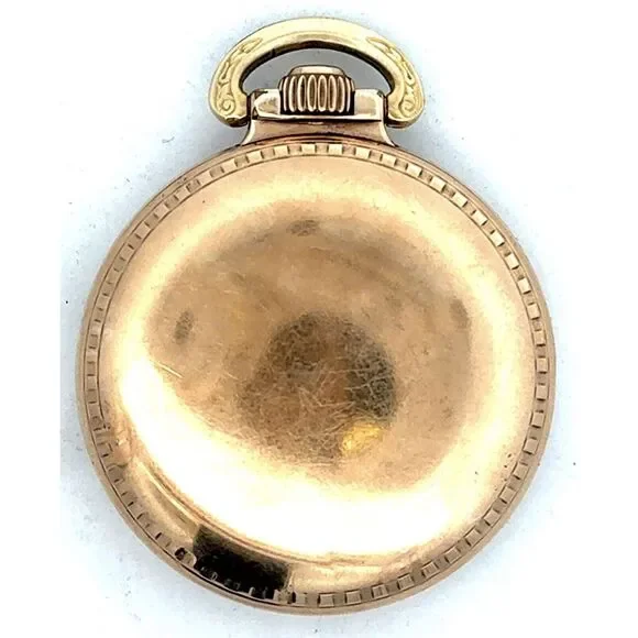 1924 Elgin BW Raymond Grade 478 Model 15 12K Gold Filled Open Face Pocket Watch